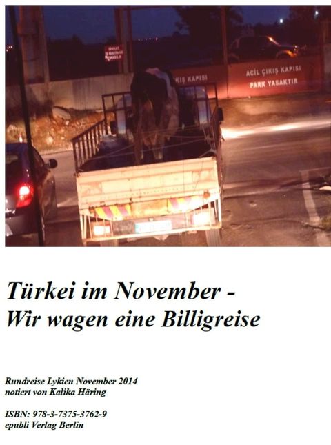 Türkei im November - Wir wagen eine Billigreise(Kobo/電子書)