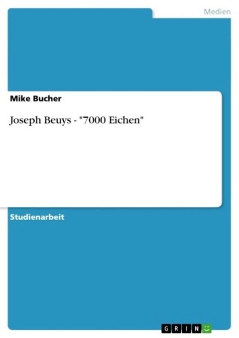 Joseph Beuys - '7000 Eichen'(Kobo/電子書)