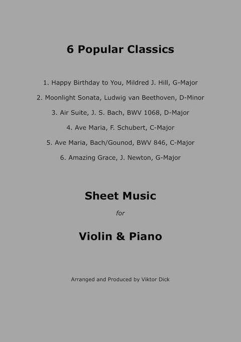 Popular Classics (Violin & Piano)(Kobo/電子書)