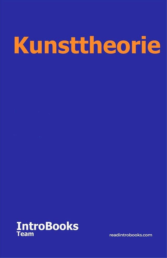  Kunsttheorie(Kobo/電子書)