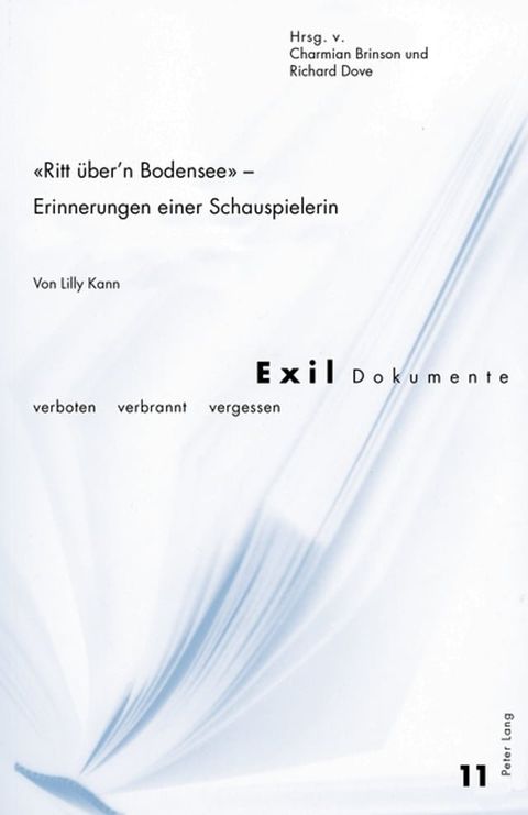 «Ritt ueber’n Bodensee» – Erinnerungen einer Schauspielerin(Kobo/電子書)