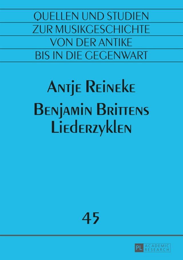  Benjamin Brittens Liederzyklen(Kobo/電子書)