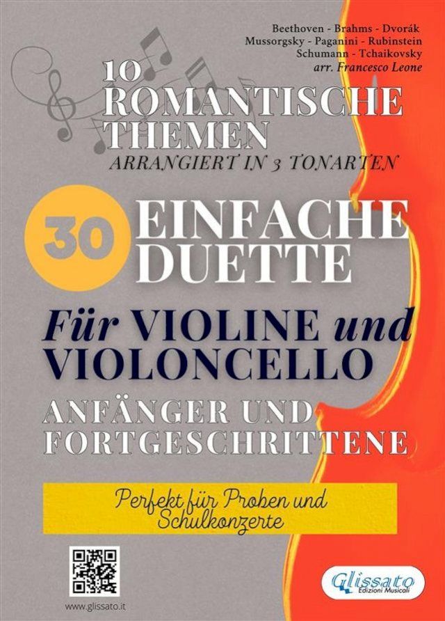  30 Einfache Duette Für Violine und Violoncello anfänger und fortgeschrittene(Kobo/電子書)