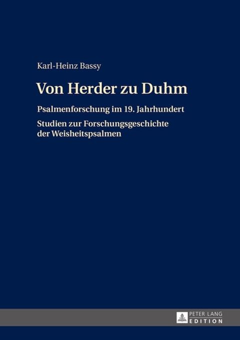 Von Herder zu Duhm(Kobo/電子書)