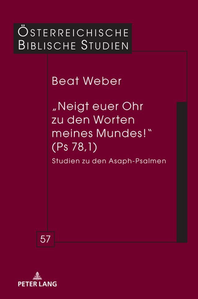  &bdquo;Neigt euer Ohr zu den Worten meines Mundes!“ (Ps 78,1)(Kobo/電子書)