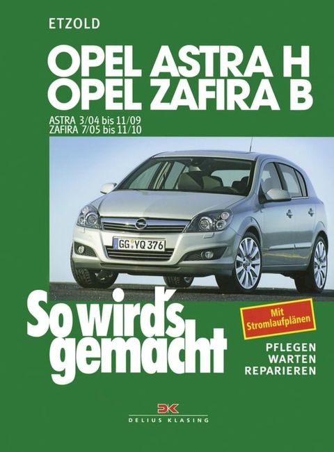 Opel Astra H 3/04-11/09, Opel Zafira B 7/05-11/10(Kobo/電子書)