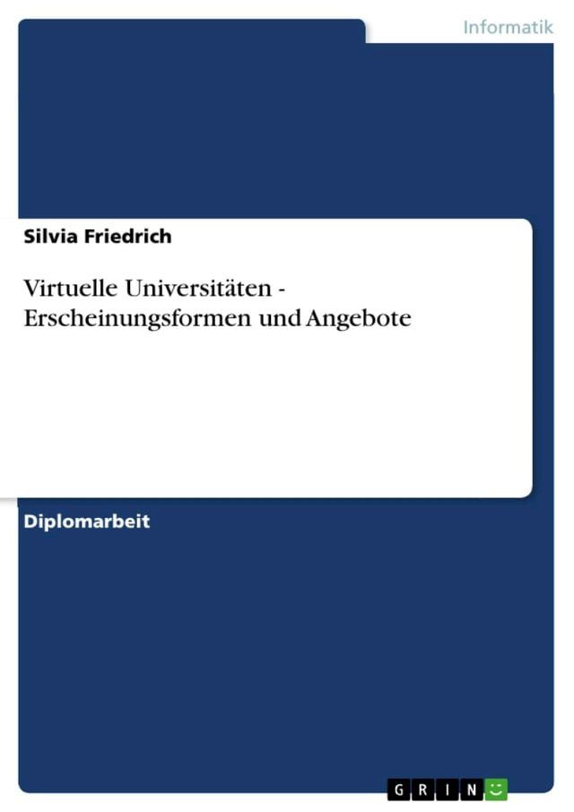  Virtuelle Universit&auml;ten - Erscheinungsformen und Angebote(Kobo/電子書)