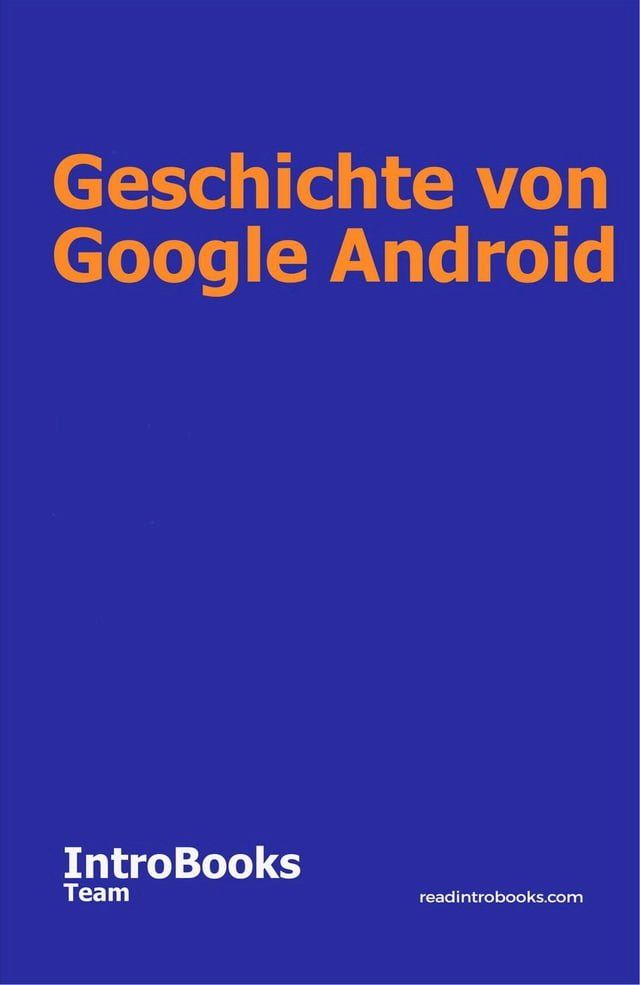  Geschichte von Google Android(Kobo/電子書)