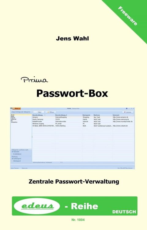 PRIMA Passwort-Box(Kobo/電子書)