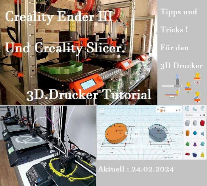  Creality Ender 3 und Creality Slicer Tutorial für 3D.Drucker und Tipps und Tricks.(Kobo/電子書)