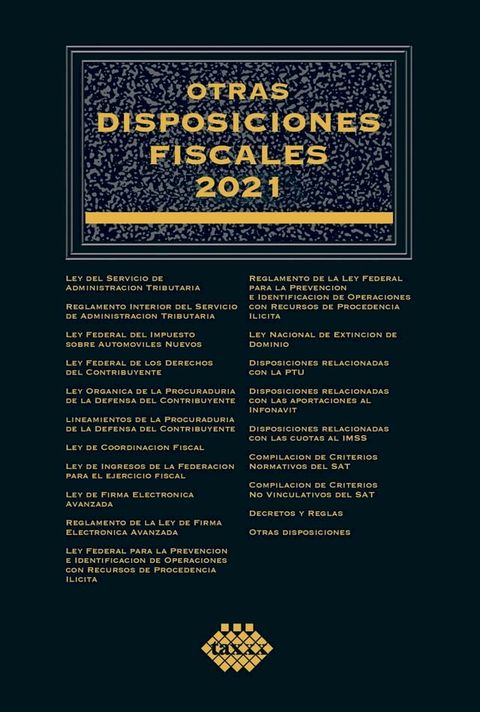 Otras disposiciones fiscales 2021(Kobo/電子書)