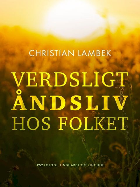 Verdsligt åndsliv hos folket(Kobo/電子書)