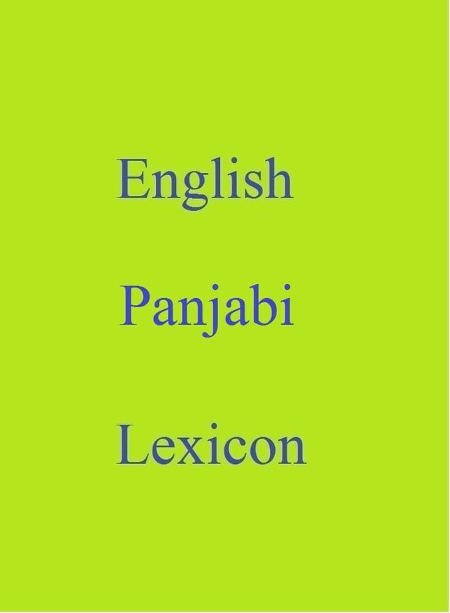  English Panjabi Lexicon(Kobo/電子書)