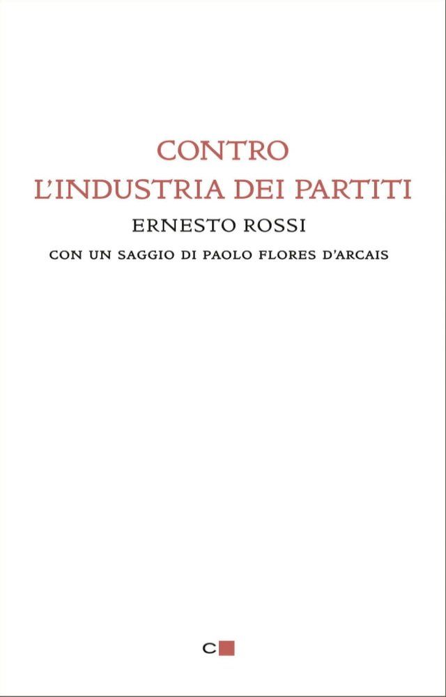  Contro l'industria dei partiti(Kobo/電子書)