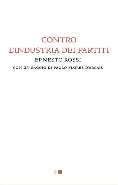 Contro l'industria dei partiti(Kobo/電子書)