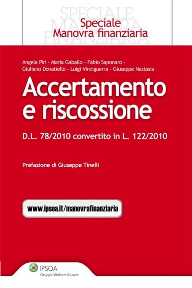  Accertamento e riscossione - D.L. n. 78/2010 convertito in legge(Kobo/電子書)