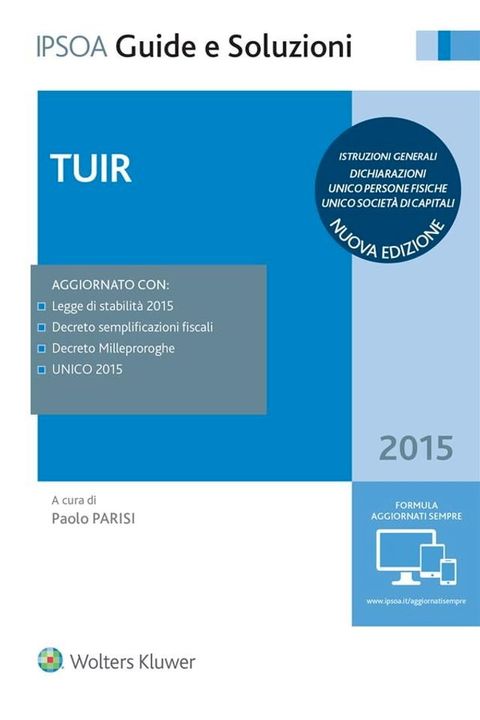 Tuir 2015 - Nuova Edizione con appendice(Kobo/電子書)