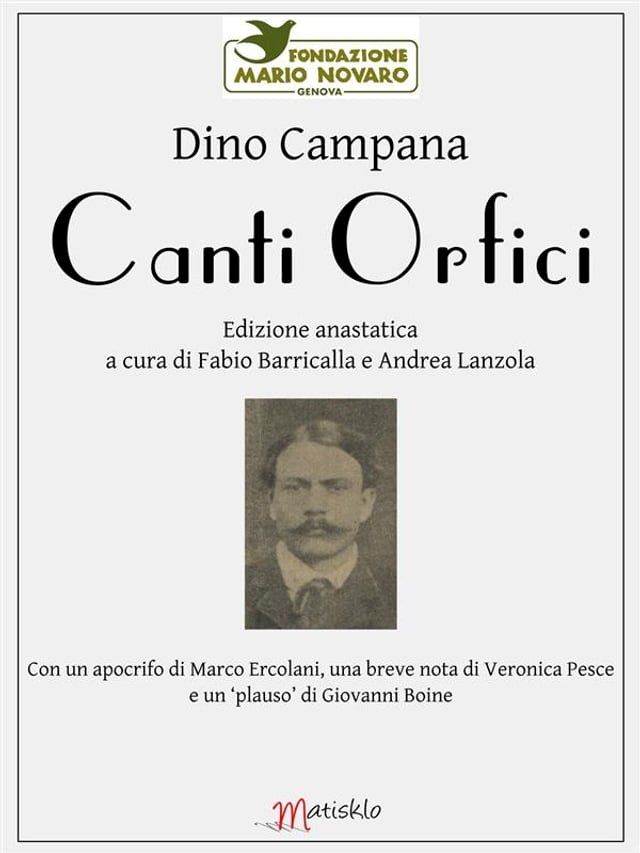  Canti Orfici(Kobo/電子書)