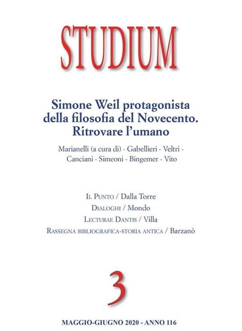 Studium - Simone Weil protagonista della filosofia del Novecento. Ritrovare l'umano(Kobo/電子書)