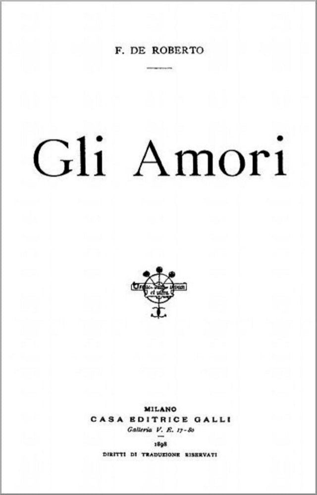  Gli amori(Kobo/電子書)