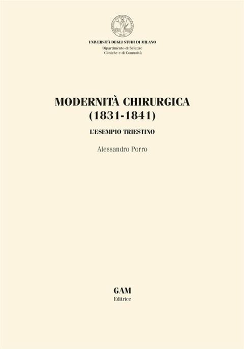 Modernit&agrave; chirurgica (1831-1841)(Kobo/電子書)