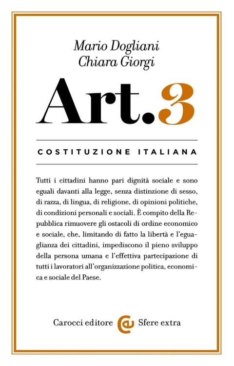 Costituzione italiana: articolo 3(Kobo/電子書)