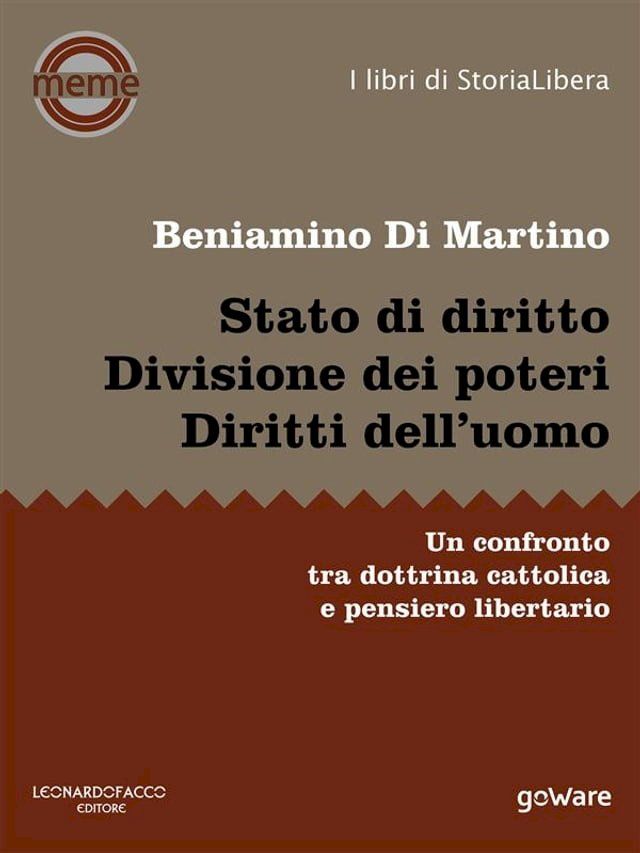  Stato di diritto. Divisione dei poteri. Diritti dell’uomo. Un confronto tra dottrina cattolica e pensiero libertario(Kobo/電子書)