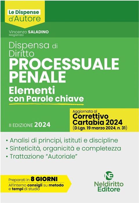 Dispensa di Diritto Processuale Penale 2024(Kobo/電子書)