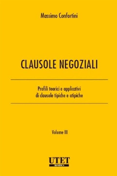 Clausole negoziali - Volume III(Kobo/電子書)