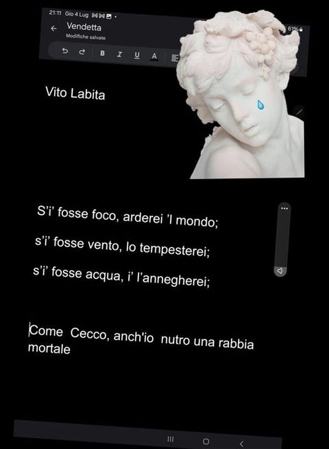 Vito Labita&nbsp; S’i’ fosse foco, arderei ’l mondo;&nbsp; s’i’ fosse vento, lo tempesterei;&nbsp; s’i’ fosse acqua, i’ l’annegherei;&nbsp; Come&nbsp; Cecco, anch'io&nbsp; nutro una rabbia mortale(Kobo/電子書)