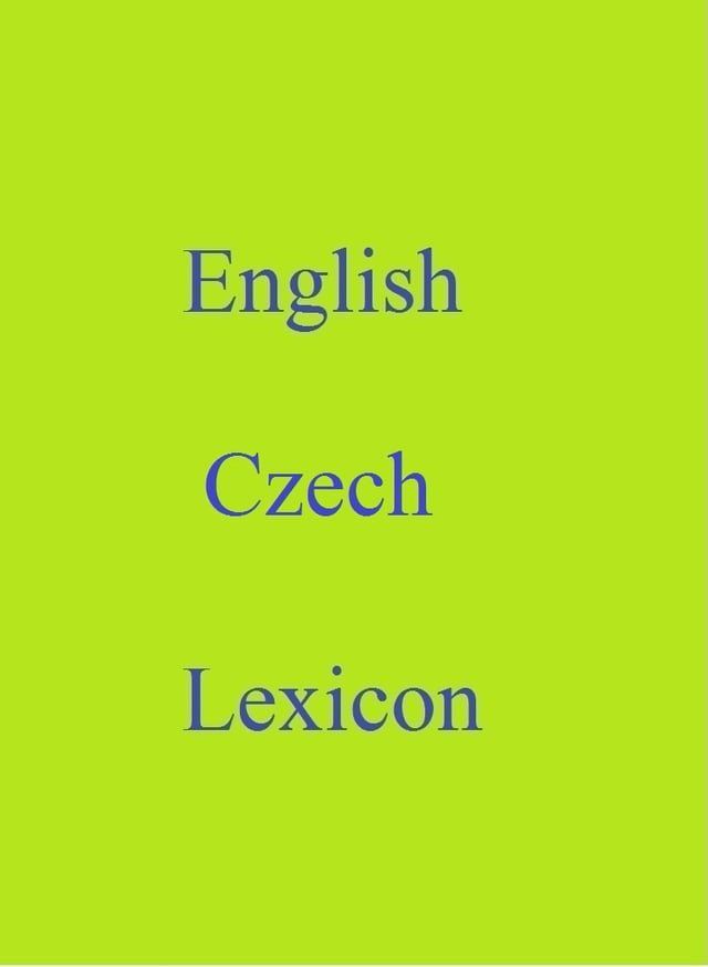  English Czech Lexicon(Kobo/電子書)