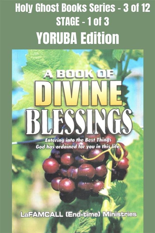  A BOOK OF DIVINE BLESSINGS - Entering into the Best Things God has ordained for you in this life - YORUBA EDITION(Kobo/電子書)