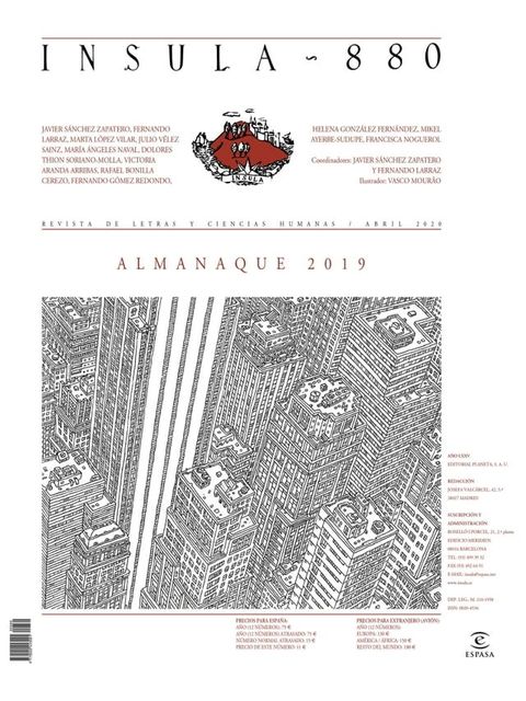 Almanaque 2019 (&Iacute;nsula n° 880, abril de 2020)(Kobo/電子書)