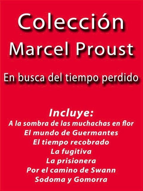 Colecci&oacute;n Marcel Proust(Kobo/電子書)