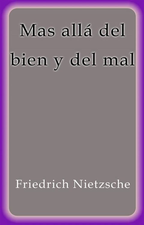 Mas allá del bien y del mal(Kobo/電子書)