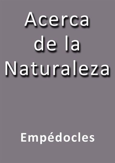 Acerca de la naturaleza(Kobo/電子書)