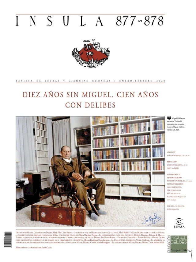  Diez a&ntilde;os sin Miguel. Cien a&ntilde;os con Delibes (&Iacute;nsula n° 877-878)(Kobo/電子書)