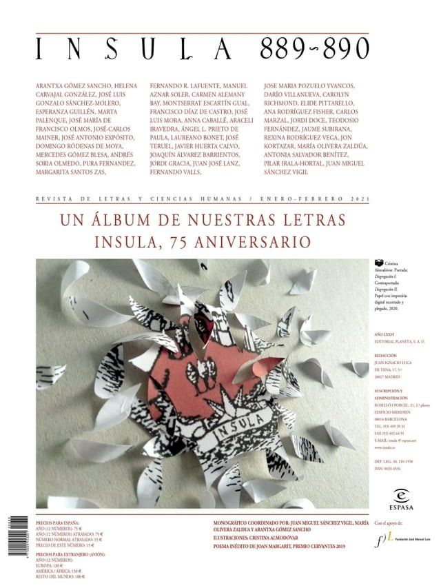  Un álbum de nuestras letras. &Iacute;nsula, 75 aniversario (&Iacute;nsula nº 889-890)(Kobo/電子書)