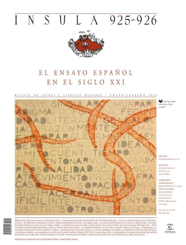  El ensayo espa&ntilde;ol en el siglo XXI (&Iacute;nsula n° 925-26, enero y febrero de 2024)(Kobo/電子書)