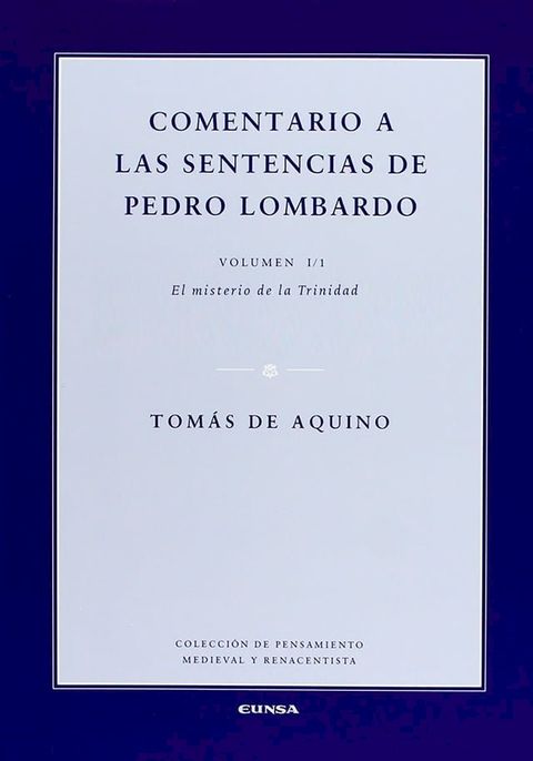 Comentario a las sentencias de Pedro Lombardo I/1(Kobo/電子書)