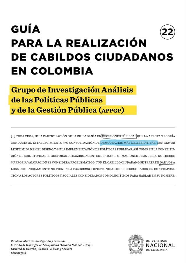  Gu&iacute;a para la realizaci&oacute;n de cabildos ciudadanos en Colombia(Kobo/電子書)