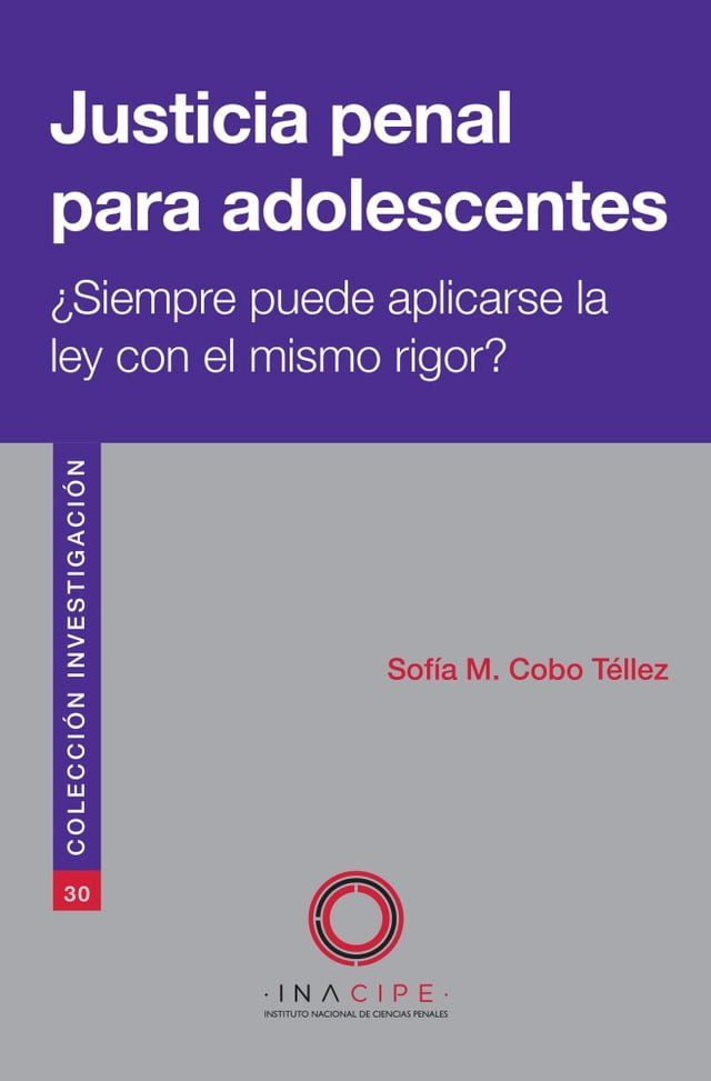  Justicia penal para adolescentes(Kobo/電子書)