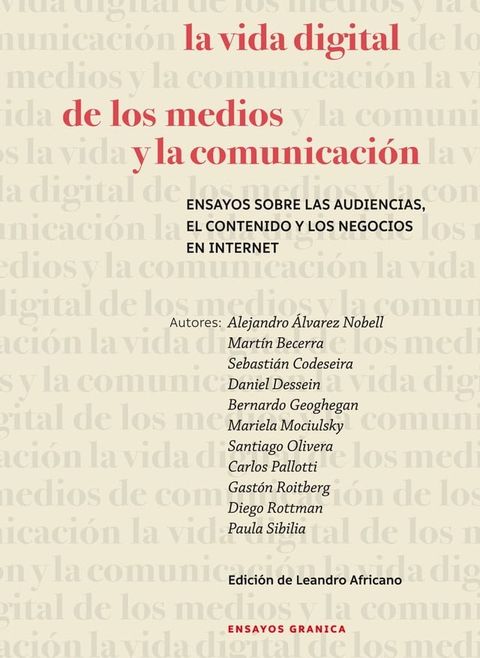 La vida digital de los medios y la comunicaci&oacute;n(Kobo/電子書)