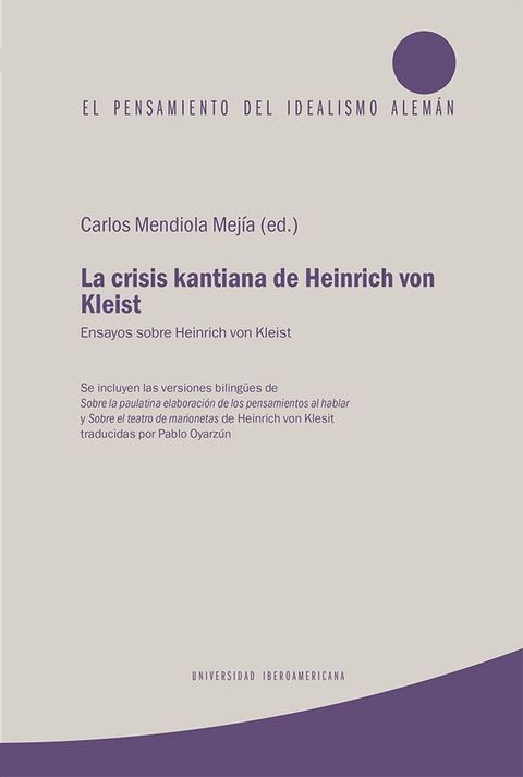 La crisis kantiana de Heinrich von Kleist(Kobo/電子書)