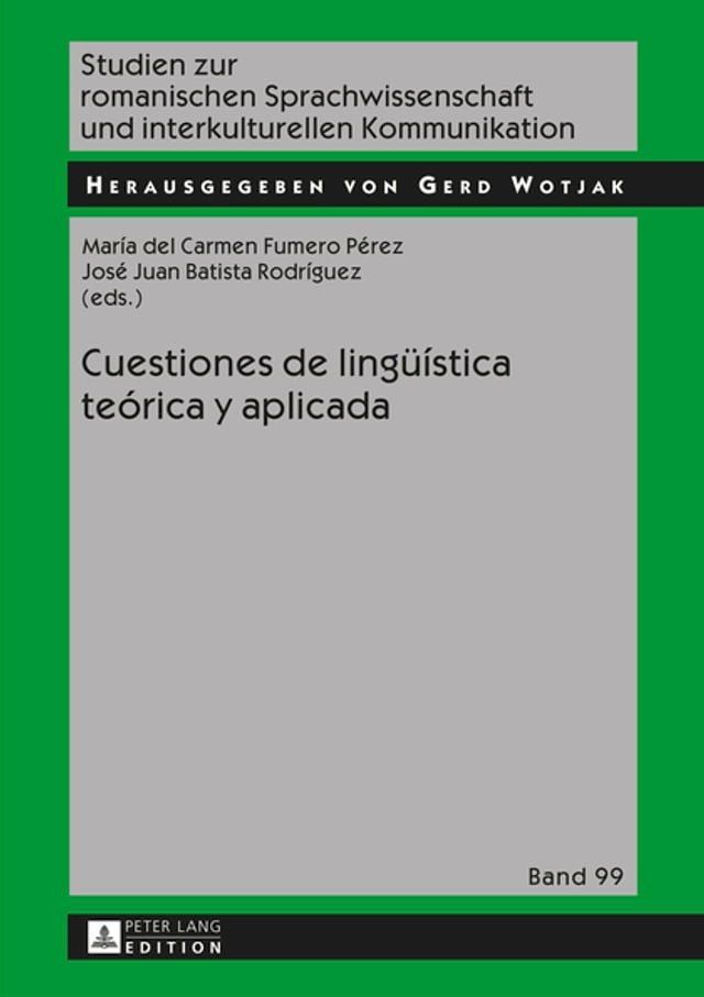  Cuestiones de lingue&iacute;stica te&oacute;rica y aplicada(Kobo/電子書)