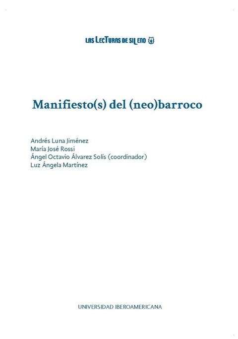 Manifiesto(s) del (neo)barroco(Kobo/電子書)