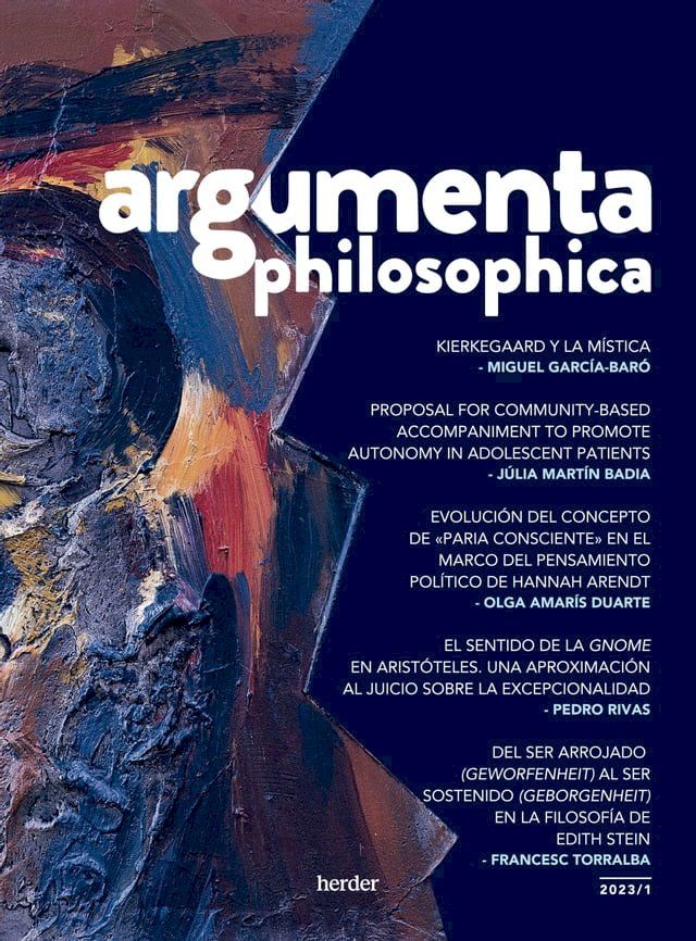  Argumenta philosophica 1/2023(Kobo/電子書)