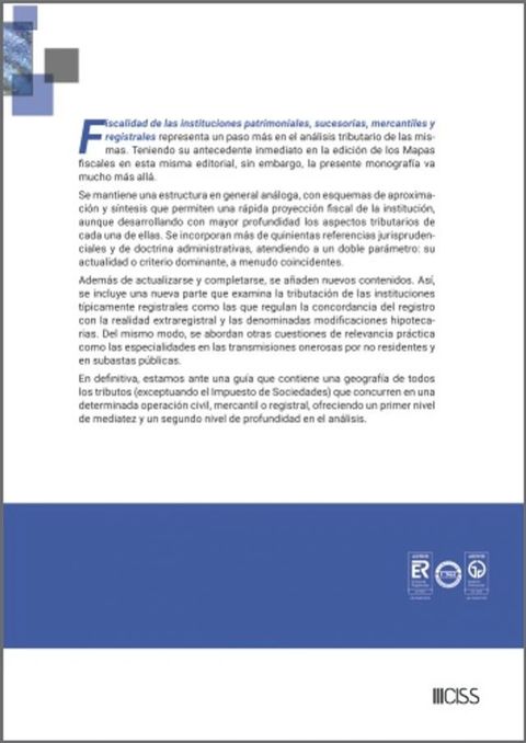 Fiscalidad de las instituciones patrimoniales, sucesorias, mercantiles y registrales(Kobo/電子書)