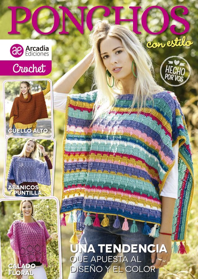  Crochet Ponchos con estilo(Kobo/電子書)