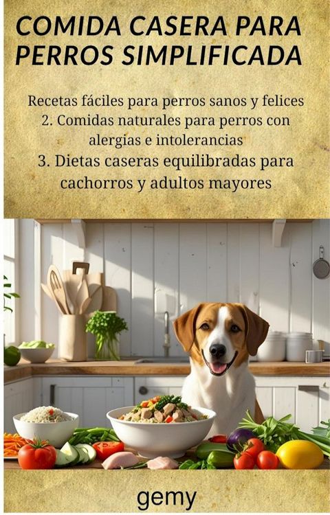 Libro de cocina completo de comida casera para perros: Recetas para perros más sanos